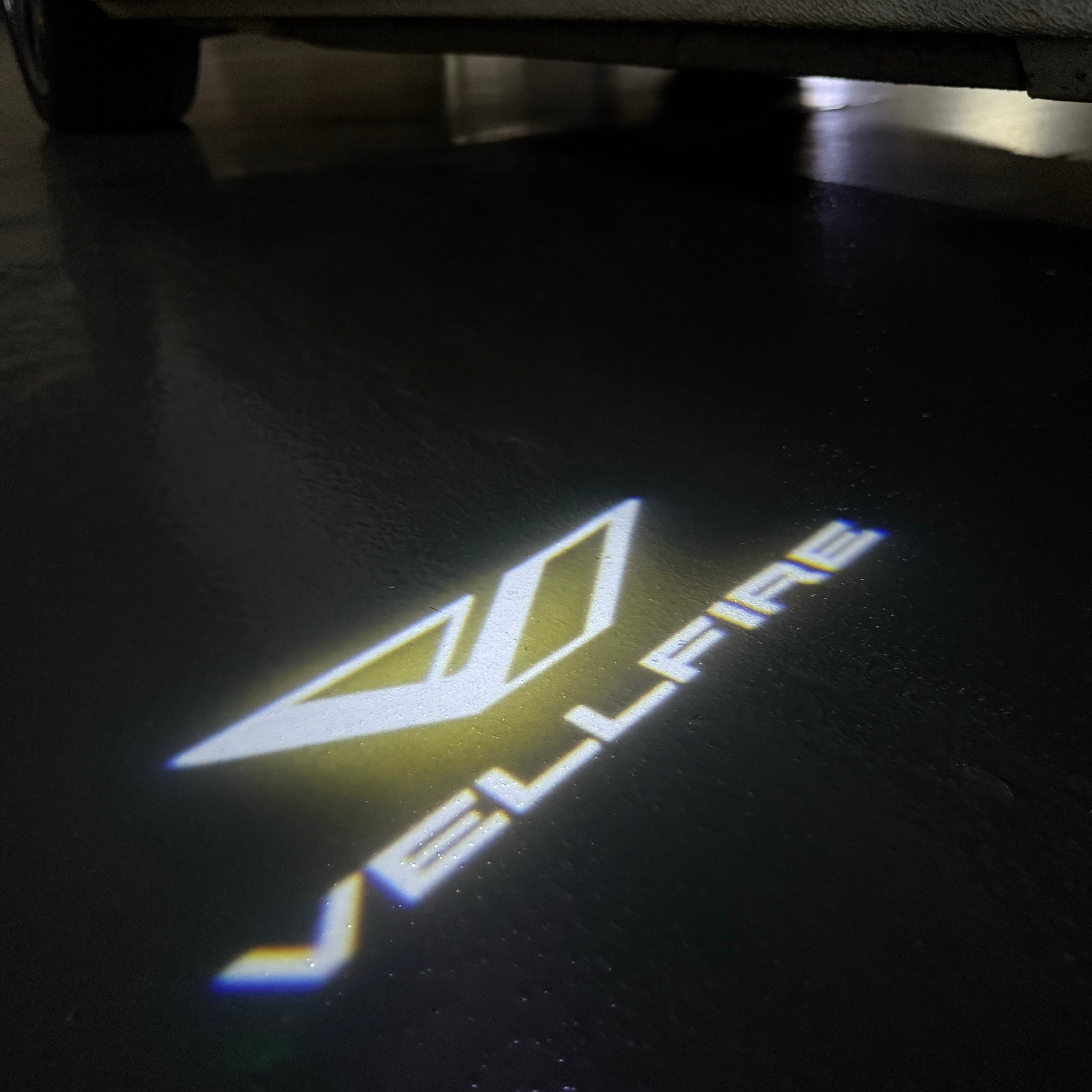 Toyota VELLFIRE LOGO PROJECROTR LIGHTS Nr.02 (quantity 1 = 1 sets/2 door lights)T88