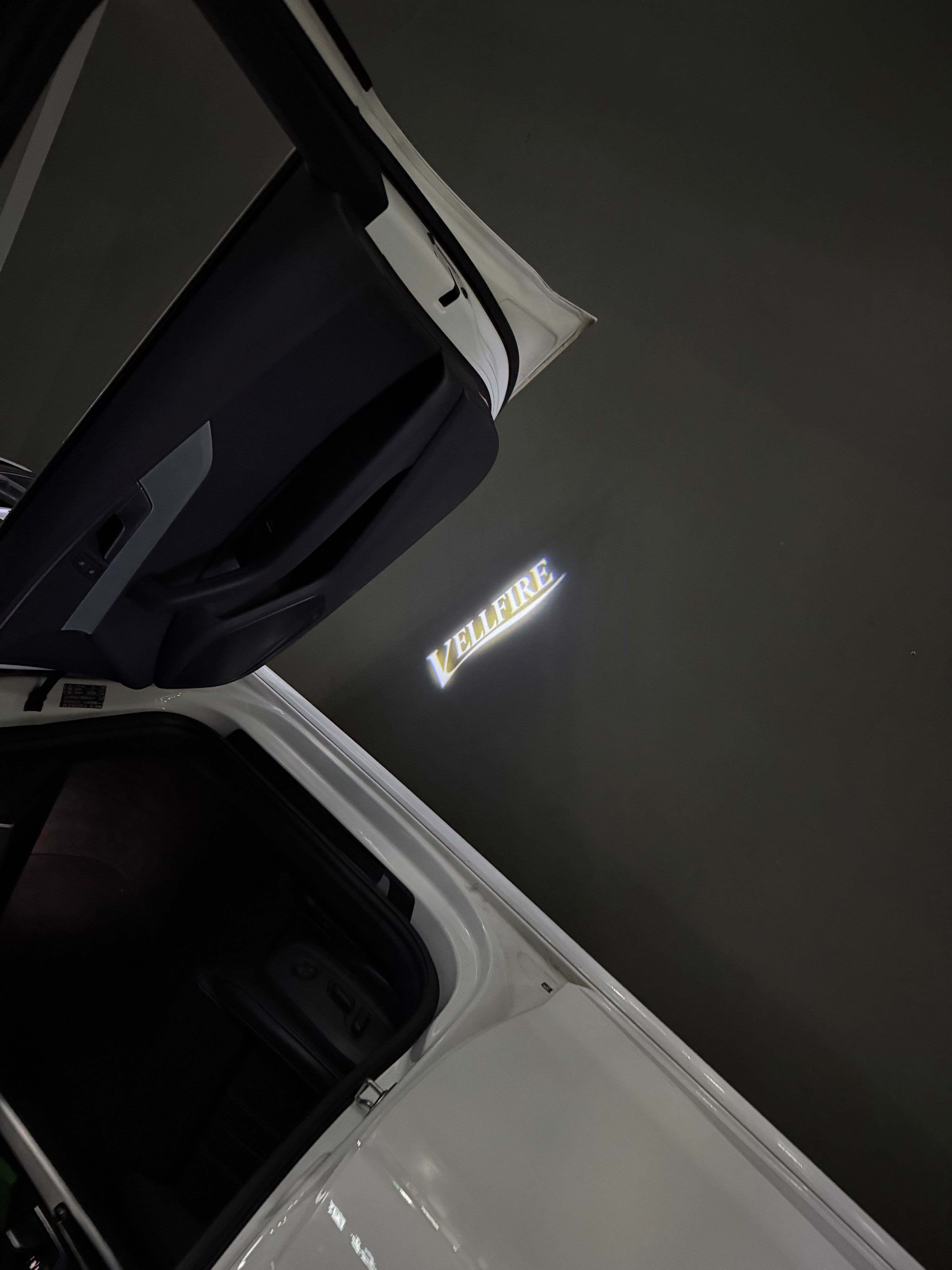 Toyota  VELLFIRE LOGO PROJECROTR LIGHTS Nr.02 (quantity 1 = 1 sets/2 door lights)T81