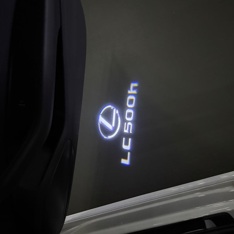 LEXUS Original-LOGO-PROJEKROTR-LEUCHTEN Nr.2202 (Menge 1 = 1 Satz/2 Türleuchten)