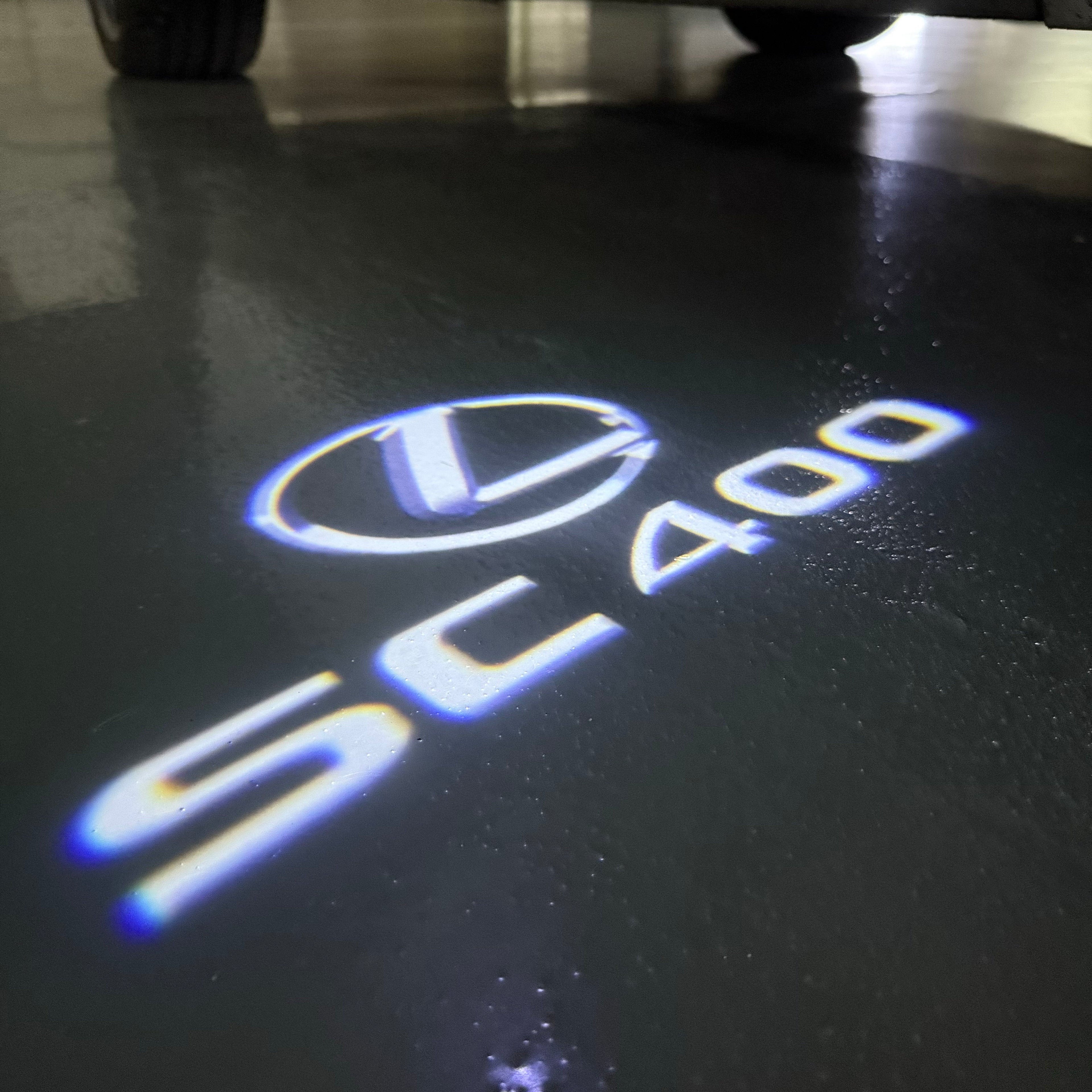 LEXUS SC 400 LOGO PROJECROTR LIGHTS (quantity 1 = 1 sets/2 door lights) Nr.220VC10