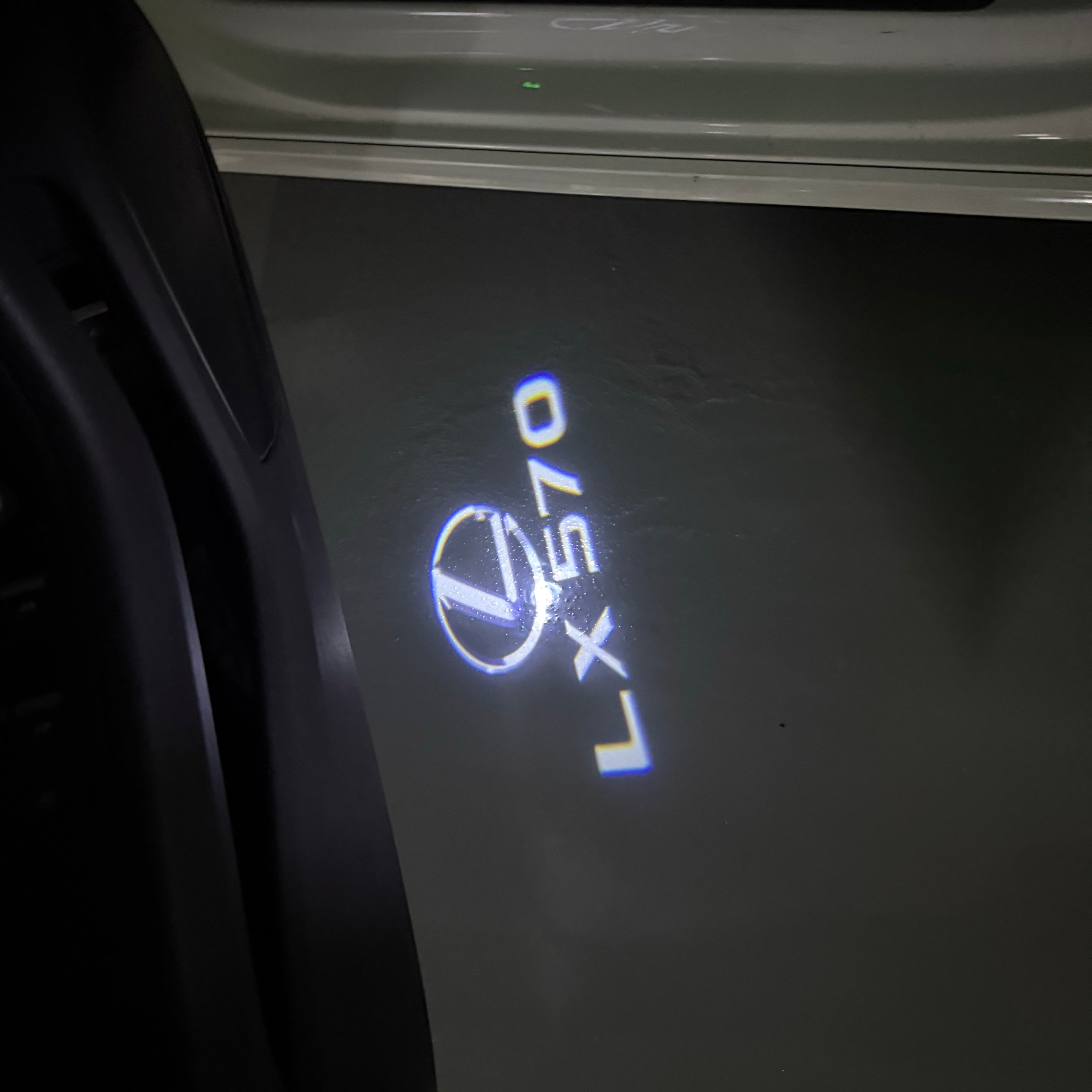 LEXUS LX 570 LOGO PROJECROTR LIGHTS (quantity 1 = 1 sets/2 door