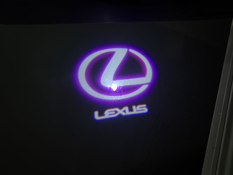 LEXUS Original-LOGO-PROJEKROTR-LEUCHTEN Nr.2202 (Menge 1 = 1 Satz/2 Türleuchten)