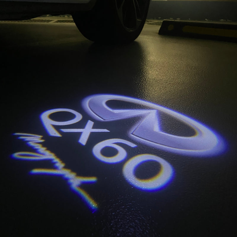 INFINITI QX60 LOGO PROJECROTR LIGHTS Nr.88 (quantità 1 = 1 set/2 luci porta)