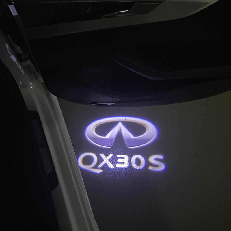INFINITI QX30 S LOGO PROJECROTR LIGHTS Nr.44 (quantità 1 = 1 set/2 luci porta)