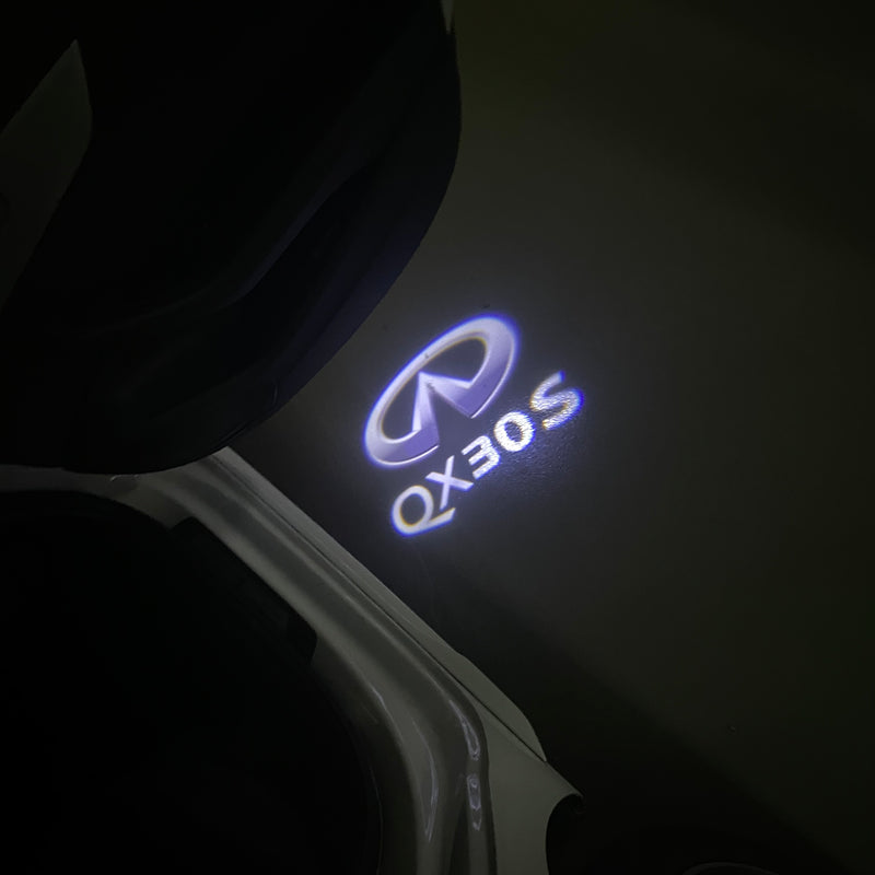 INFINITI QX30 S LOGO PROJECROTR LIGHTS Nr.44 (quantità 1 = 1 set/2 luci porta)