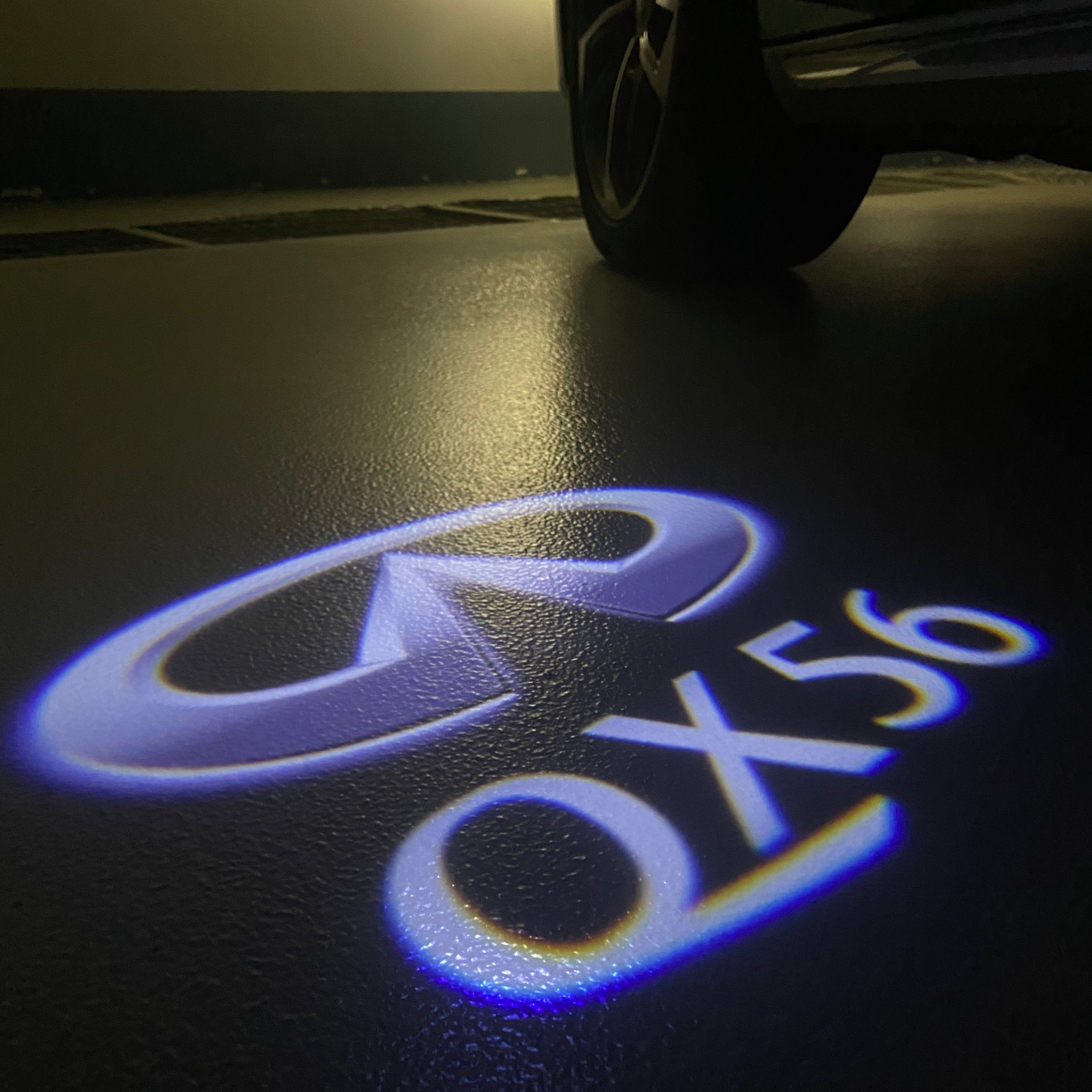 INFINITI QX 56 LOGO PROJECROTR LIGHTS Nr.74 (quantity 1 = 1 sets/2 door lights)