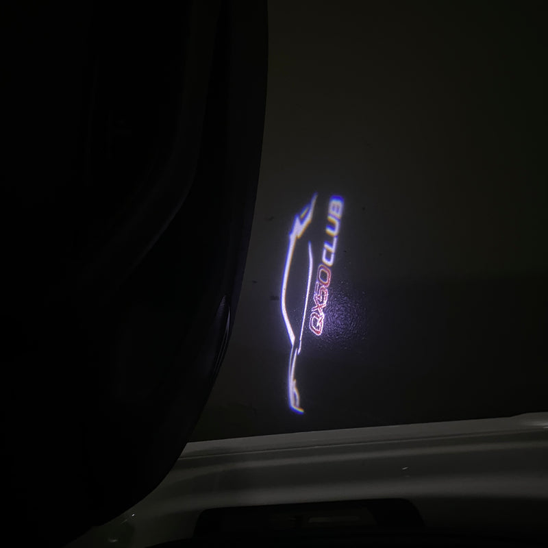 INFINITI QX50 LOGO PROJECROTR LIGHTS Nr.92 (quantità 1 = 1 set/2 luci porta)