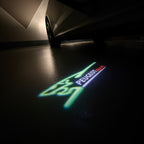 PEUGEOT SPORT LOGO PROJECTOT LIGHTS    (quantity 1 = 2 Logo Films /2 door lights）Nr.30HH20