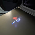 PEUGEOT 307  LOGO PROJECTOT LIGHTS    (quantity 1 = 2 Logo Films /2 door lights）Nr.30HH62