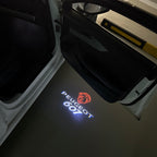 PEUGEOT 607 LOGO PROJECTOT LIGHTS    (quantity 1 = 2 Logo Films /2 door lights）Nr.30HH36