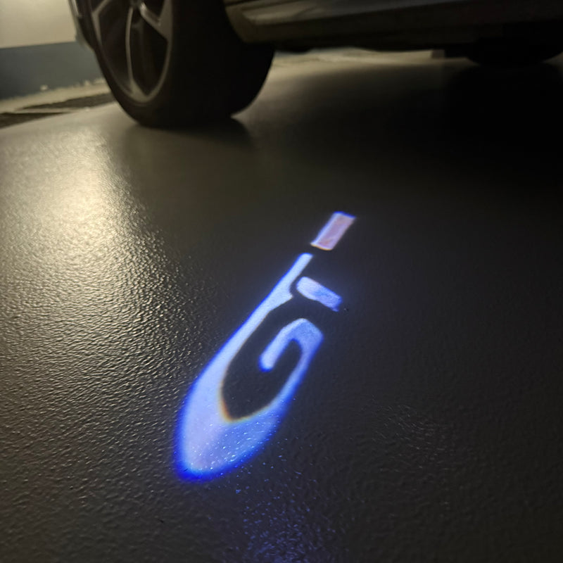 PEUGEOT GT LOGO PROJECTOT LIGHTS    (quantity 1 = 2 Logo Films /2 door lights）Nr.30HH28