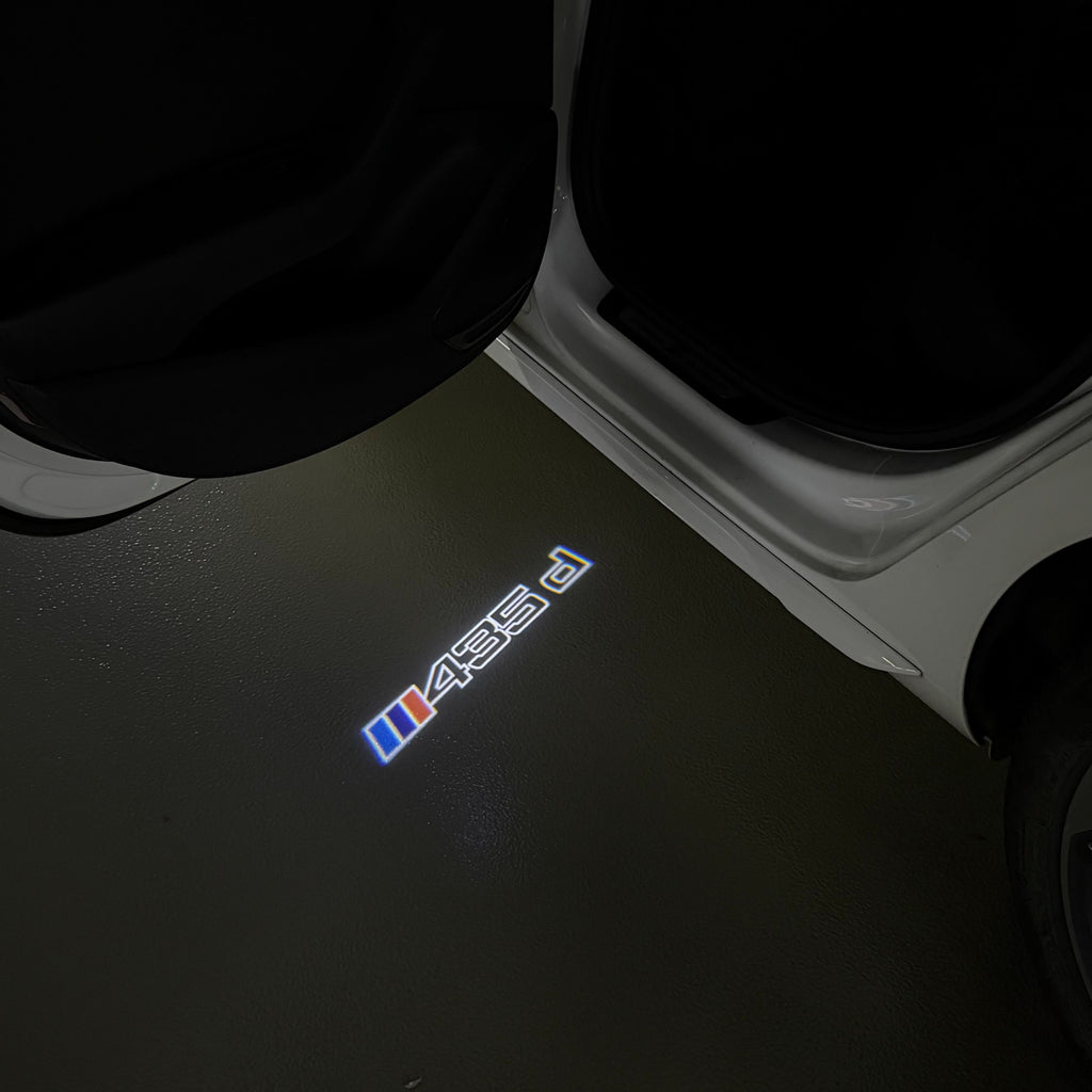 BMW  4  SERIES 435 d LOGO PROJECTOT LIGHTS (quantity 1 = 1 sets/2 door lights)Nr.bmw00187