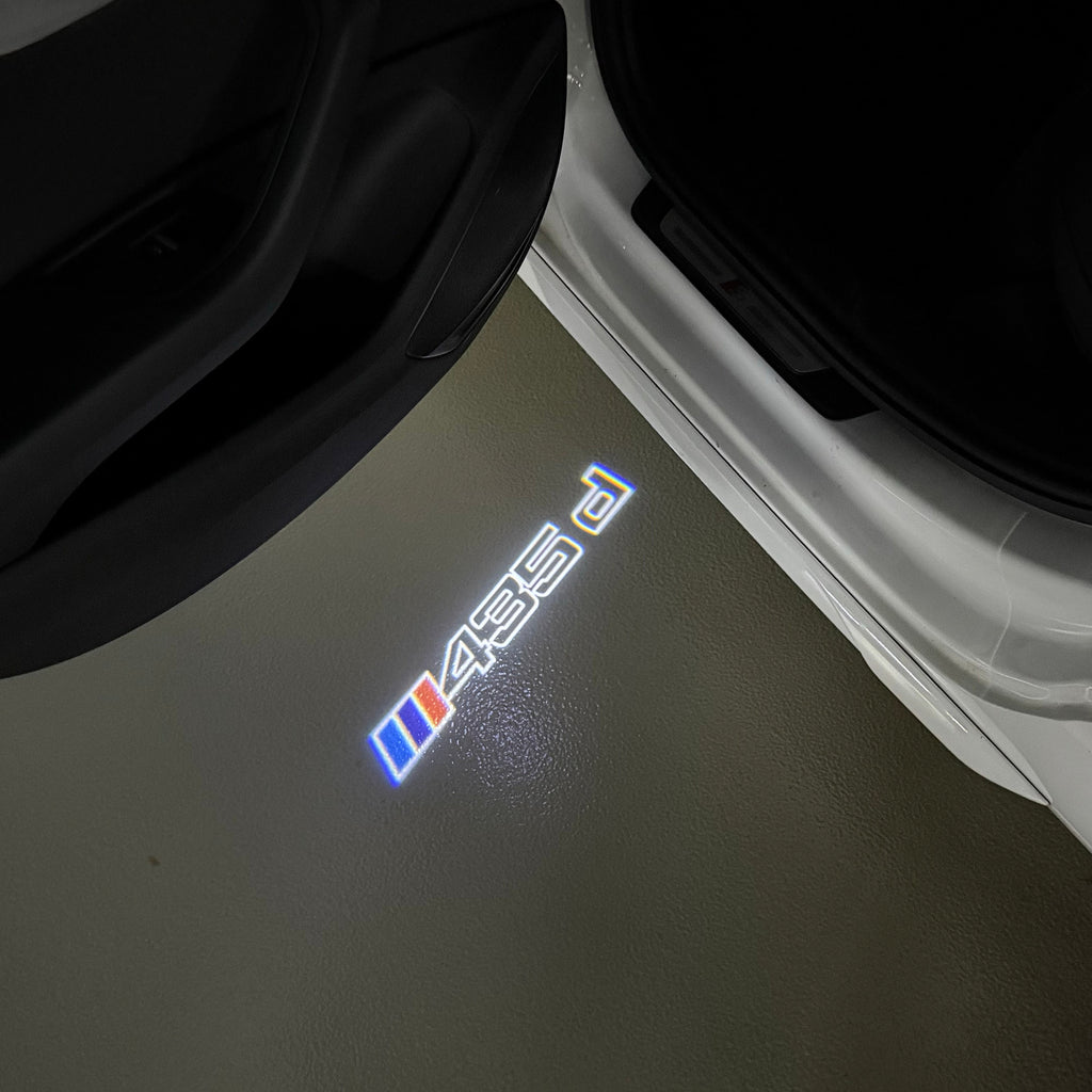 BMW  4  SERIES 435 d LOGO PROJECTOT LIGHTS (quantity 1 = 1 sets/2 door lights)Nr.bmw00187