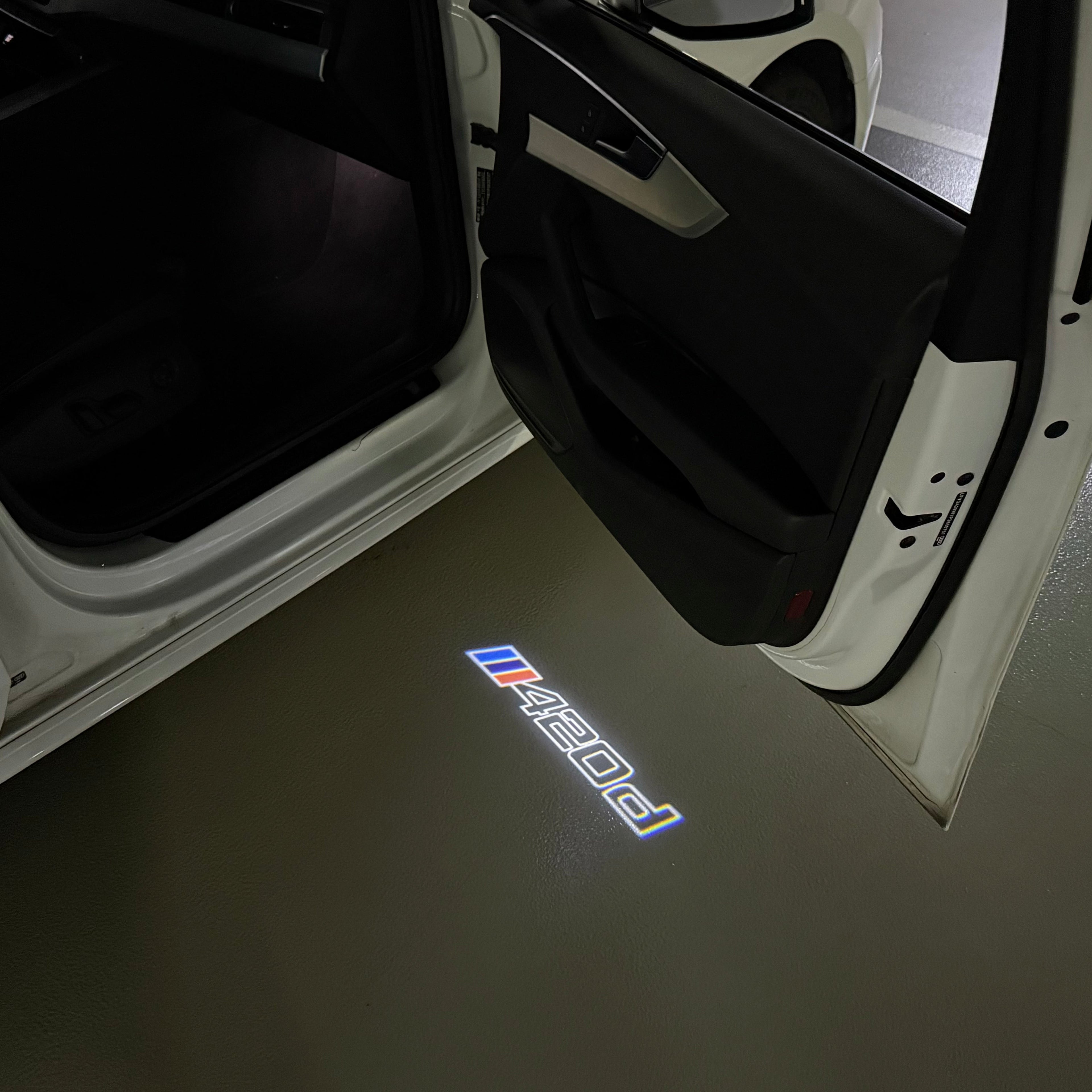 BMW  4 SERIES 420 d   LOGO PROJECTOT LIGHTS (quantity 1 = 1 sets/2 door lights)Nr.bmw00175