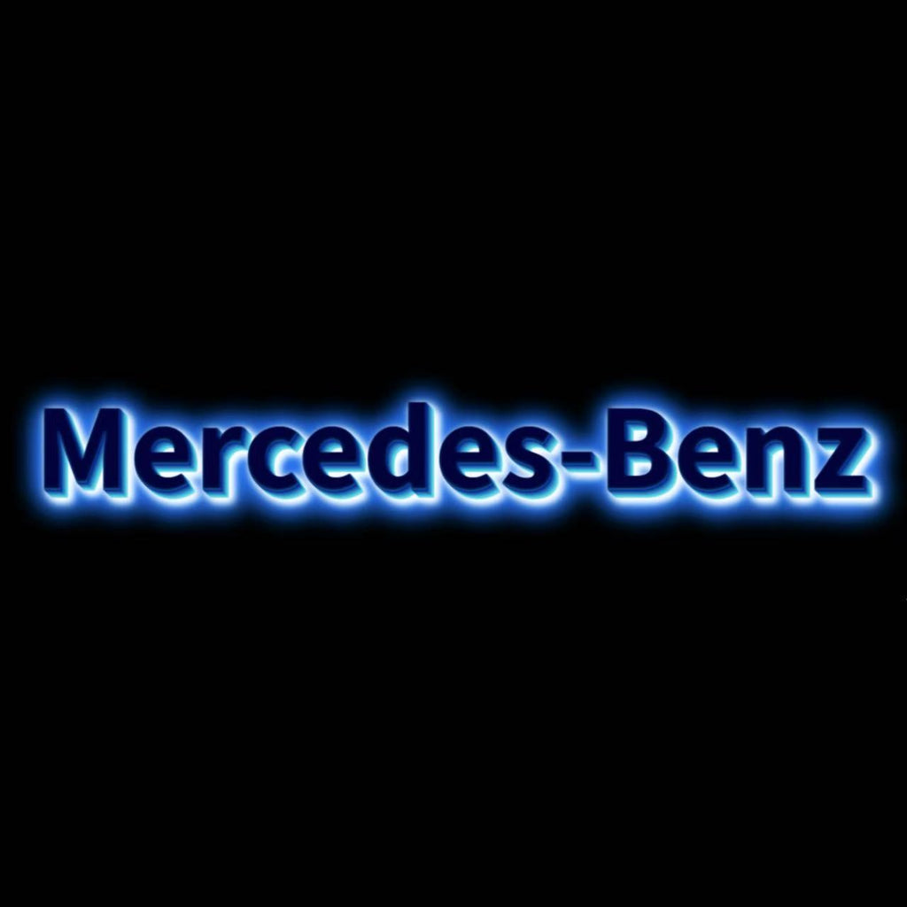 MERCEDES BENZ Original LOGO PROJECTOT LIGHTS  (quantity 1 = 1 set /2 door lights with 2 logo films)Nr.02M023