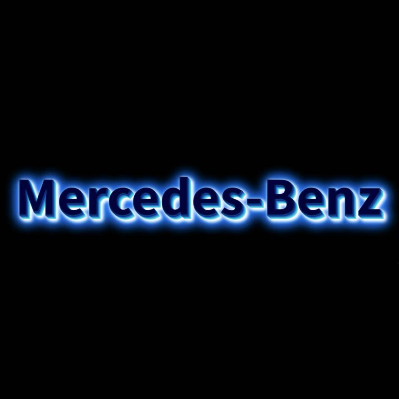 MERCEDES BENZ Original LOGO PROJECTOT LIGHTS  (quantity 1 = 1 set /2 door lights with 2 logo films)Nr.02M023