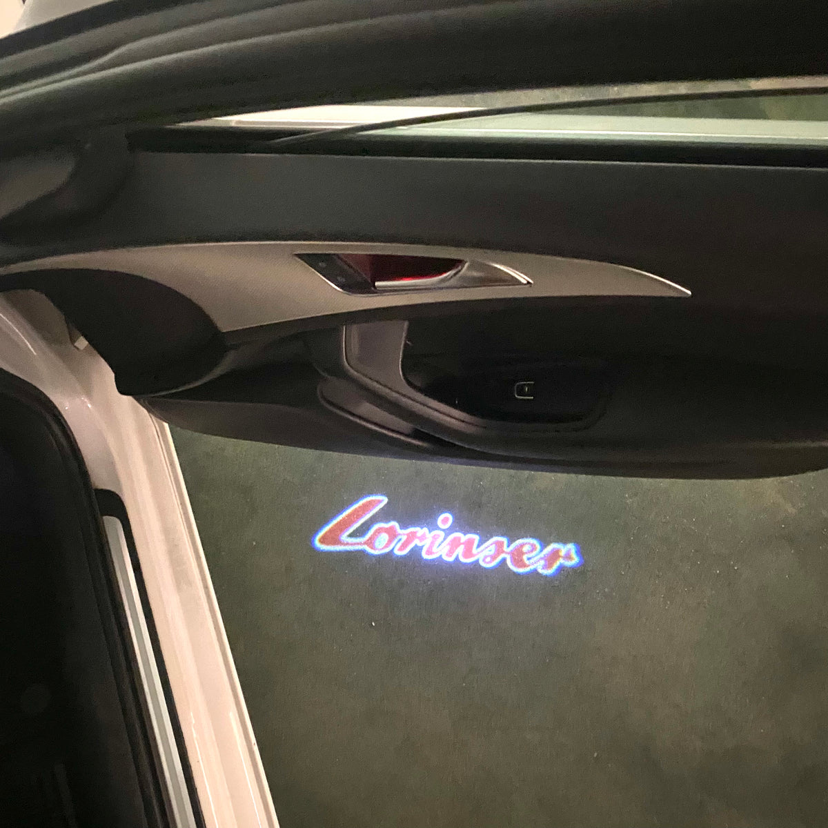 MERCEDES BENZ Lorinser LOGO PROJECTOT LIGHTS  (quantity 1 = 1 sets/2 door lights) Nr.02M0Y08