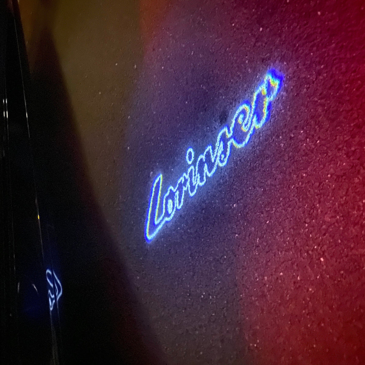 MERCEDES BENZ Lorinser LOGO PROJECTOT LIGHTS  (quantity 1 = 1 sets/2 door lights) Nr.02M0Y09