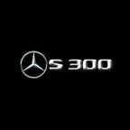MERCEDES BENZ S300 LOGO PROJECTOT LIGHTS  (quantity 1 = 1 set /2 door lights with 2 logo films)Nr.02M08