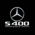 MERCEDES BENZ S400 LOGO PROJECTOT LIGHTS  (quantity 1 = 1 set /2 door lights with 2 logo films)Nr.02M34