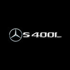 MERCEDES BENZ S400L LOGO PROJECTOT LIGHTS  (quantity 1 = 1 set /2 door lights with 2 logo films)Nr.02M21