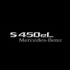 MERCEDES BENZ S450eL LOGO PROJECTOT LIGHTS  (quantity 1 = 1 set /2 door lights with 2 logo films)Nr.02M24
