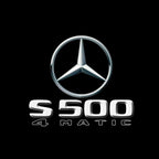 MERCEDES BENZ S500 LOGO PROJECTOT LIGHTS  (quantity 1 = 1 set /2 door lights with 2 logo films)Nr.02M37