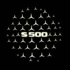 MERCEDES BENZ S500 LOGO PROJECTOT LIGHTS  (quantity 1 = 1 set /2 door lights with 2 logo films)Nr.02M35