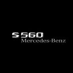 MERCEDES BENZ S560 LOGO PROJECTOT LIGHTS  (quantity 1 = 1 set /2 door lights with 2 logo films)Nr.02M29