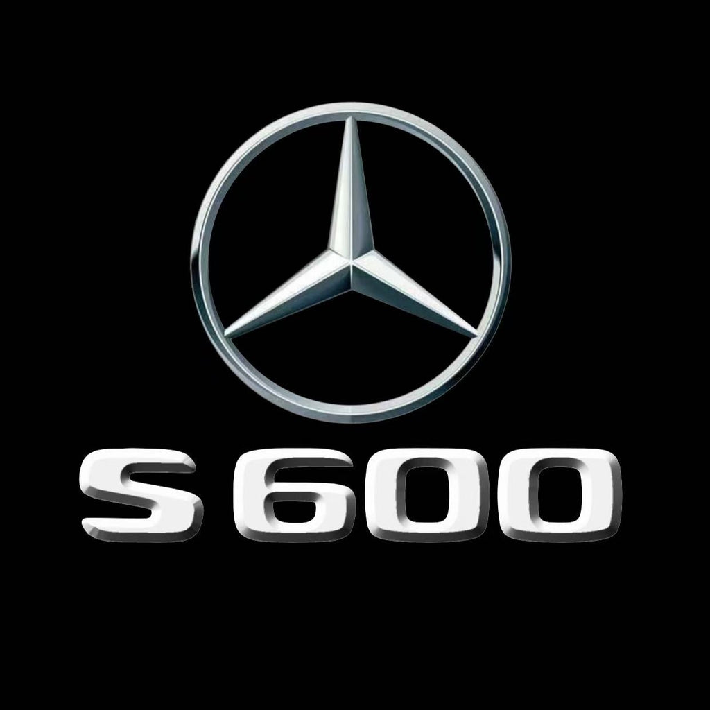 MERCEDES BENZ S600 LOGO PROJECTOT LIGHTS  (quantity 1 = 1 set /2 door lights with 2 logo films)Nr.02M38