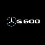 MERCEDES BENZ S600 LOGO PROJECTOT LIGHTS  (quantity 1 = 1 set /2 door lights with 2 logo films)Nr.02M32