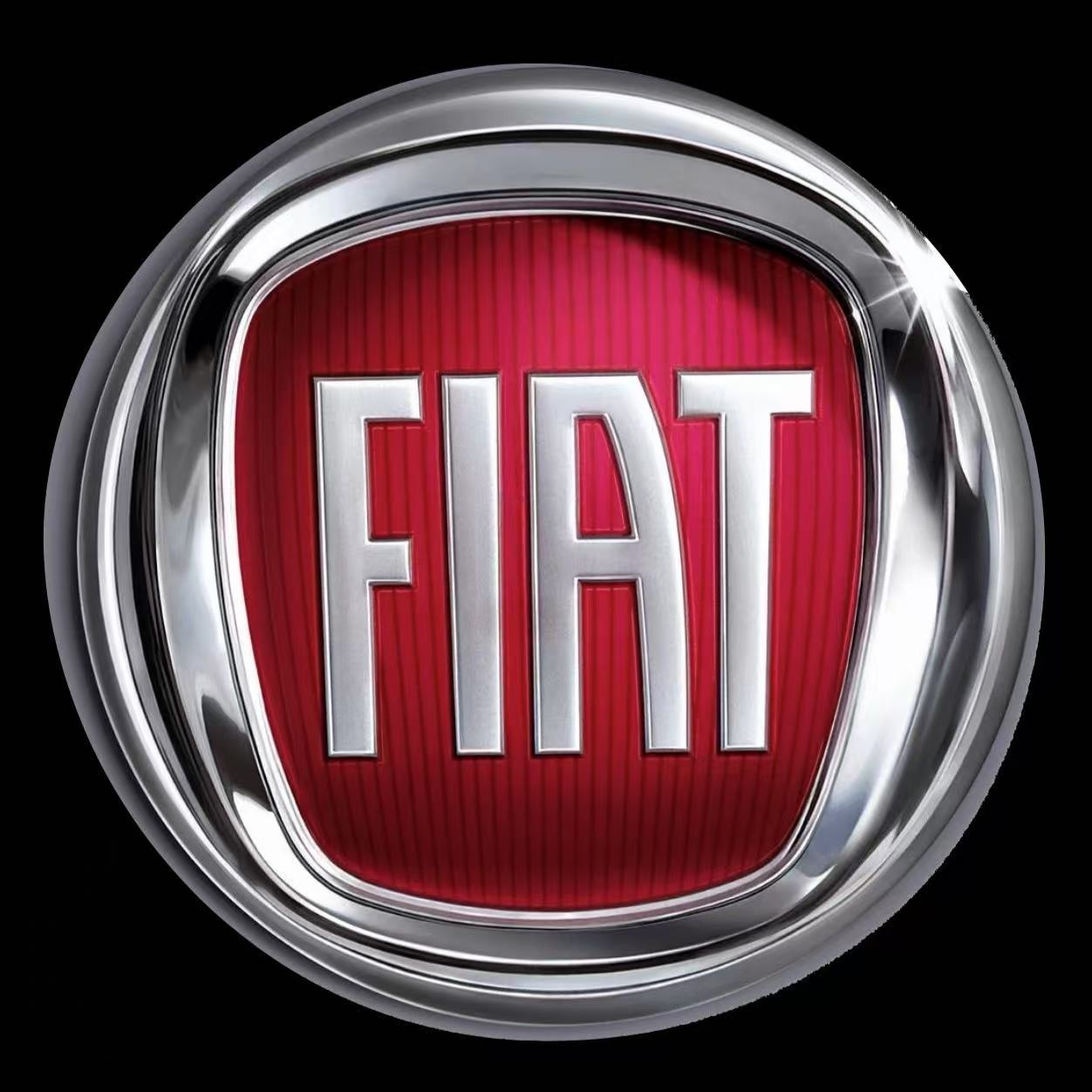 FIAT ORIGINAL LOGO PROJECTOT LIGHTS Nr.48 (quantity  1 =  2 Logo Film /  2 door lights)