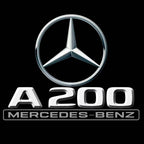 MERCEDES BENZ A200 LOGO PROJECTOT LIGHTS  (quantity 1 = 1 set /2 door lights with 2 logo films)Nr.02M031
