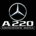MERCEDES BENZ A220 LOGO PROJECTOT LIGHTS  (quantity 1 = 1 set /2 door lights with 2 logo films)Nr.02M035