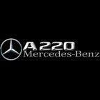 MERCEDES BENZ A220 LOGO PROJECTOT LIGHTS  (quantity 1 = 1 set /2 door lights with 2 logo films)Nr.02M026