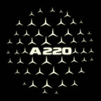 MERCEDES BENZ A220 LOGO PROJECTOT LIGHTS  (quantity 1 = 1 set /2 door lights with 2 logo films)Nr.02M025