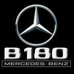 MERCEDES BENZ B180 LOGO PROJECTOT LIGHTS  (quantity 1 = 1 set /2 door lights with 2 logo films)Nr.02M17
