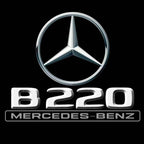 MERCEDES BENZ B220 LOGO PROJECTOT LIGHTS  (quantity 1 = 1 set /2 door lights with 2 logo films)Nr.02M18