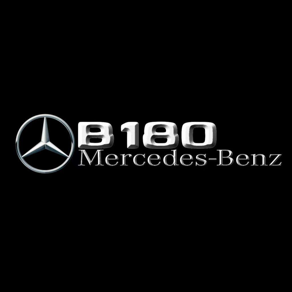 MERCEDES BENZ B180 LOGO PROJECTOR LIGHTS  (quantity 1 = 1 set /2 door lights with 2 logo films)Nr.02M12