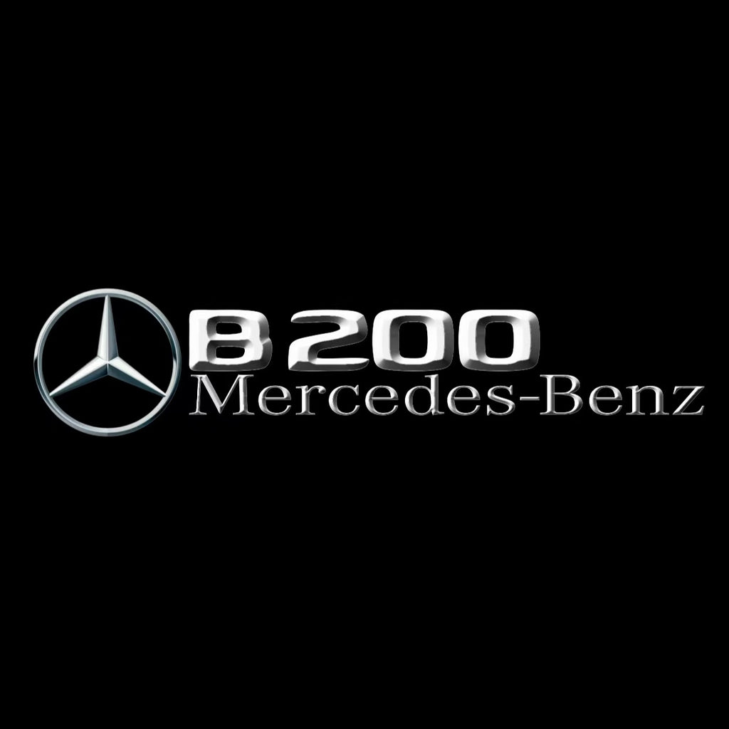 MERCEDES BENZ B200 LOGO PROJECTOR LIGHTS  (quantity 1 = 1 set /2 door lights with 2 logo films)Nr.02M10