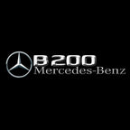 MERCEDES BENZ B200 LOGO PROJECTOR LIGHTS  (quantity 1 = 1 set /2 door lights with 2 logo films)Nr.02M10