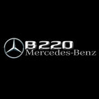 MERCEDES BENZ B220 LOGO PROJECTOT LIGHTS  (quantity 1 = 1 set /2 door lights with 2 logo films)Nr.02M08