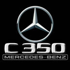 MERCEDES BENZ C350 LOGO PROJECTOT LIGHTS  (quantity 1 = 1 set /2 door lights with 2 logo films)Nr.02M42