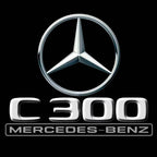 MERCEDES BENZ C300 LOGO PROJECTOT LIGHTS  (quantity 1 = 1 set /2 door lights with 2 logo films)Nr.02M61