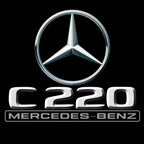 MERCEDES BENZ C220 LOGO PROJECTOT LIGHTS  (quantity 1 = 1 set /2 door lights with 2 logo films)Nr.02M49