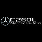 MERCEDES BENZ C260L LOGO PROJECTOT LIGHTS  (quantity 1 = 1 set /2 door lights with 2 logo films)Nr.02M63