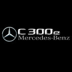MERCEDES BENZ C300e LOGO PROJECTOT LIGHTS  (quantity 1 = 1 set /2 door lights with 2 logo films)Nr.02M57