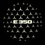 MERCEDES BENZ E350 LOGO PROJECTOT LIGHTS  (quantity 1 = 1 set /2 door lights with 2 logo films)Nr.02M79