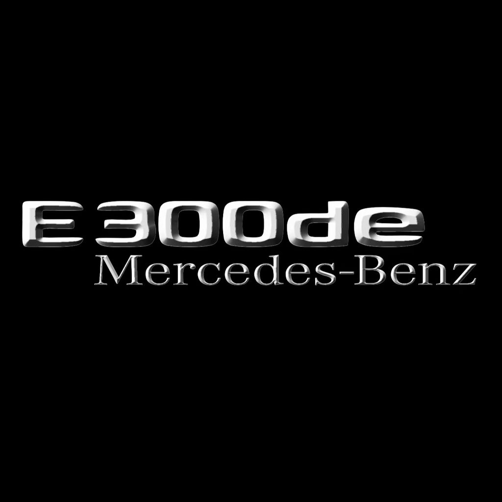 MERCEDES BENZ E300de LOGO PROJECTOT LIGHTS  (quantity 1 = 1 set /2 door lights with 2 logo films)Nr.02M75