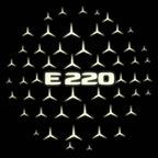 MERCEDES BENZ E220 LOGO PROJECTOT LIGHTS  (quantity 1 = 1 set /2 door lights with 2 logo films)Nr.02M90